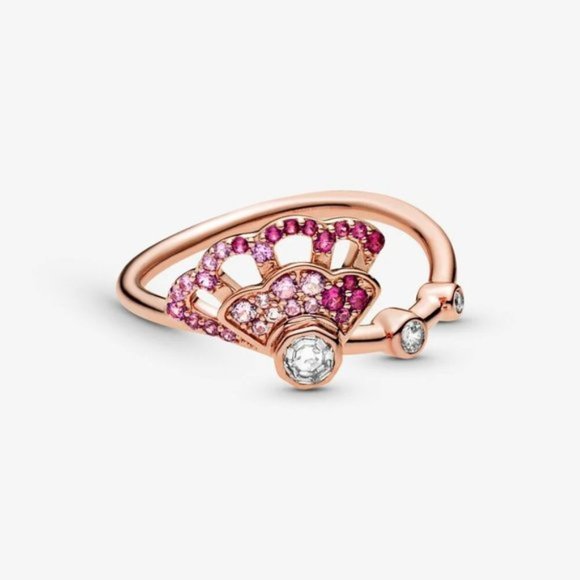 💍Pandora Pink Fan Ring - Picture 2 of 3